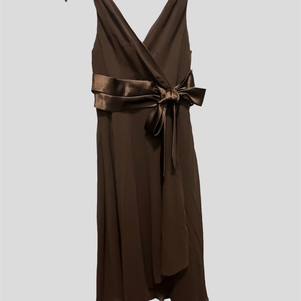 Jones wear dress size 6 brown dress gown